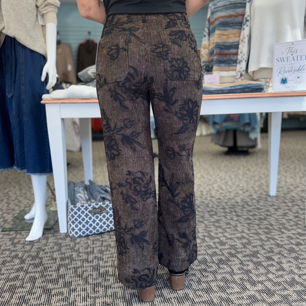 Luxe Cord Patch Pocket Ankle Pant
