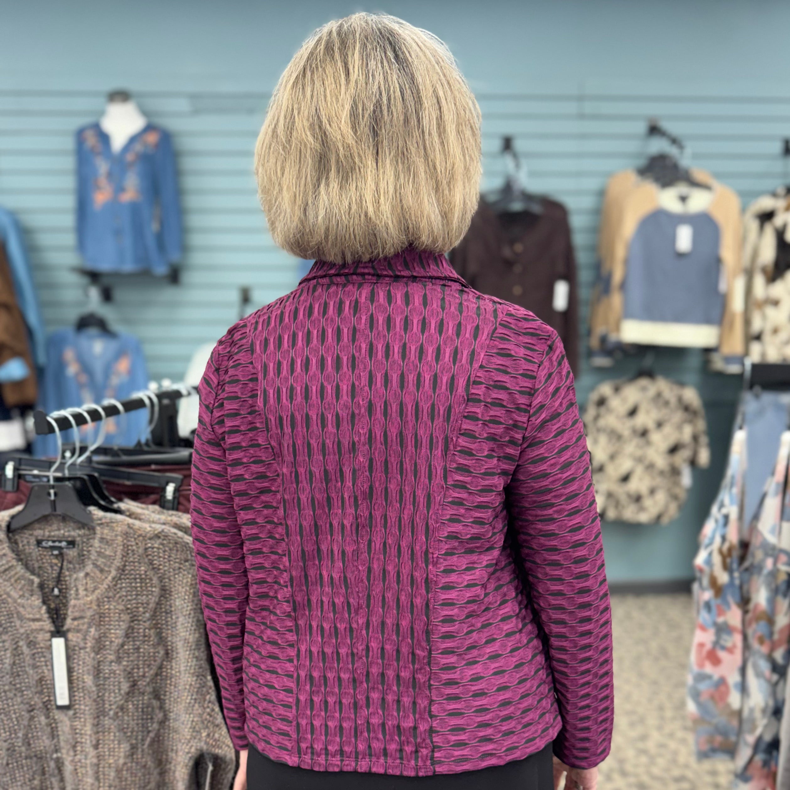 Newport Knit Seamed Shape Jacket