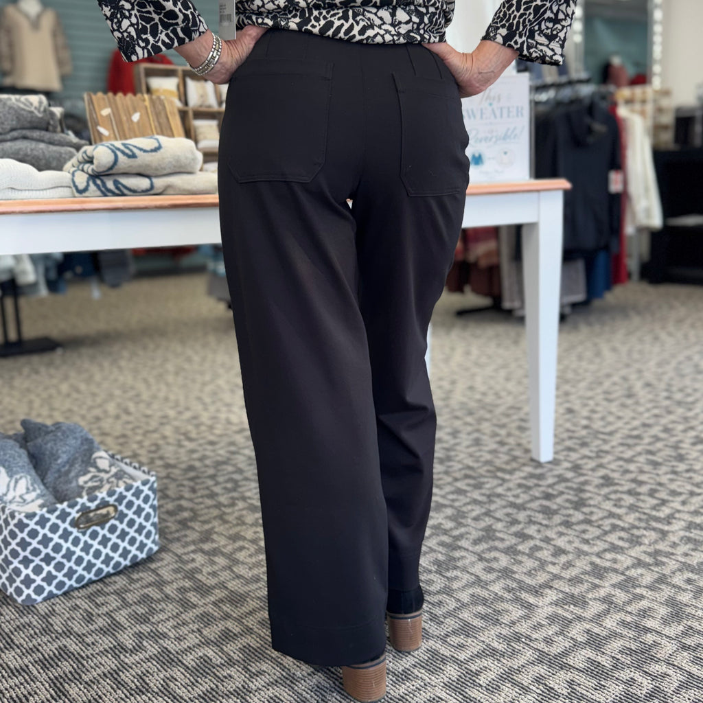 Luxe Ponte Solid Flood Pant