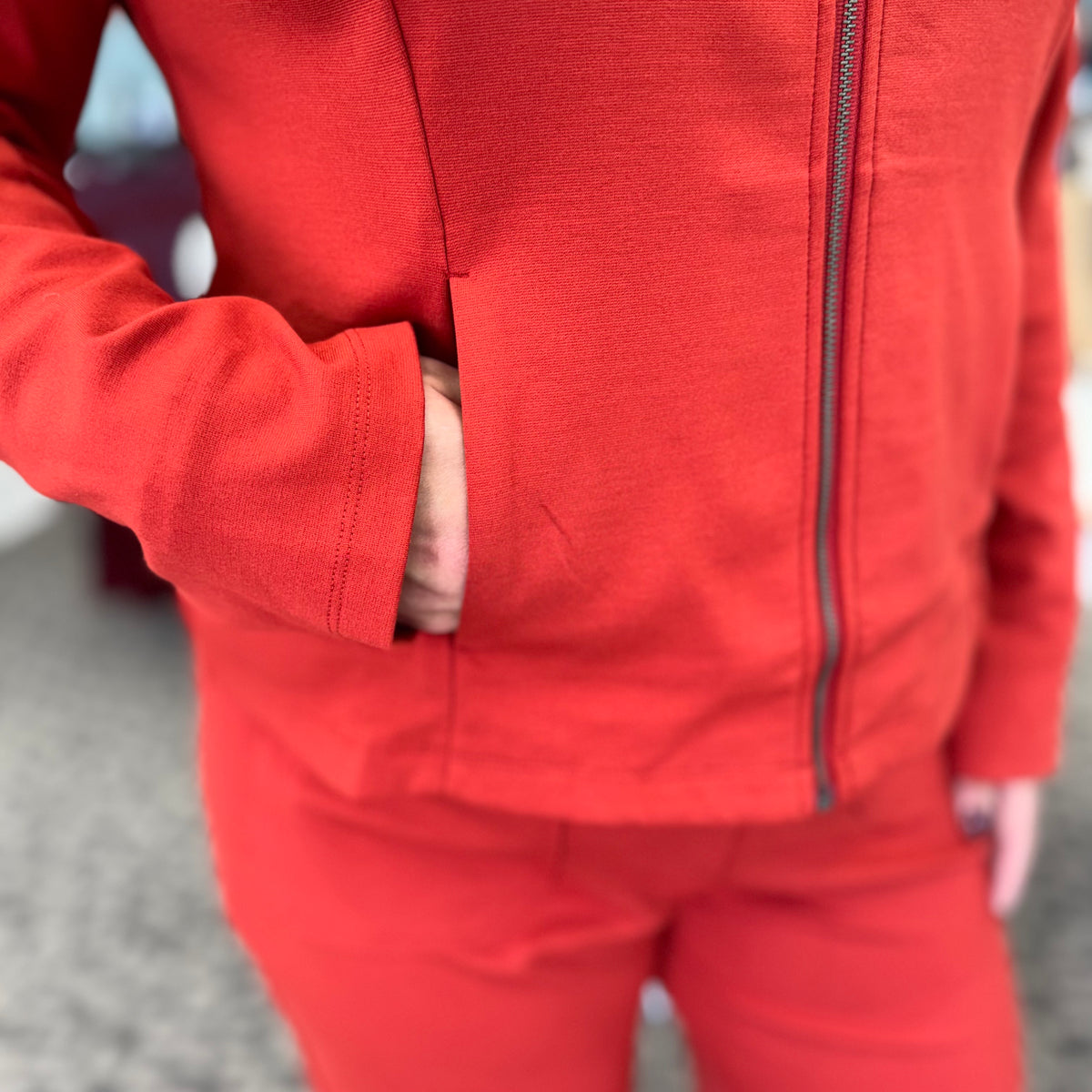 Luxe Ponte Solid Madison Jacket