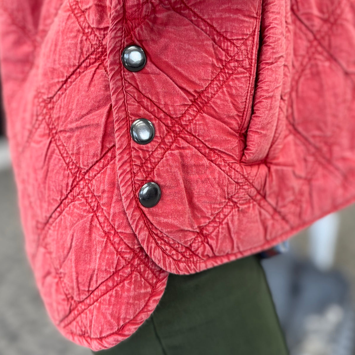 Quilted Cotton Wind Jammer Vest