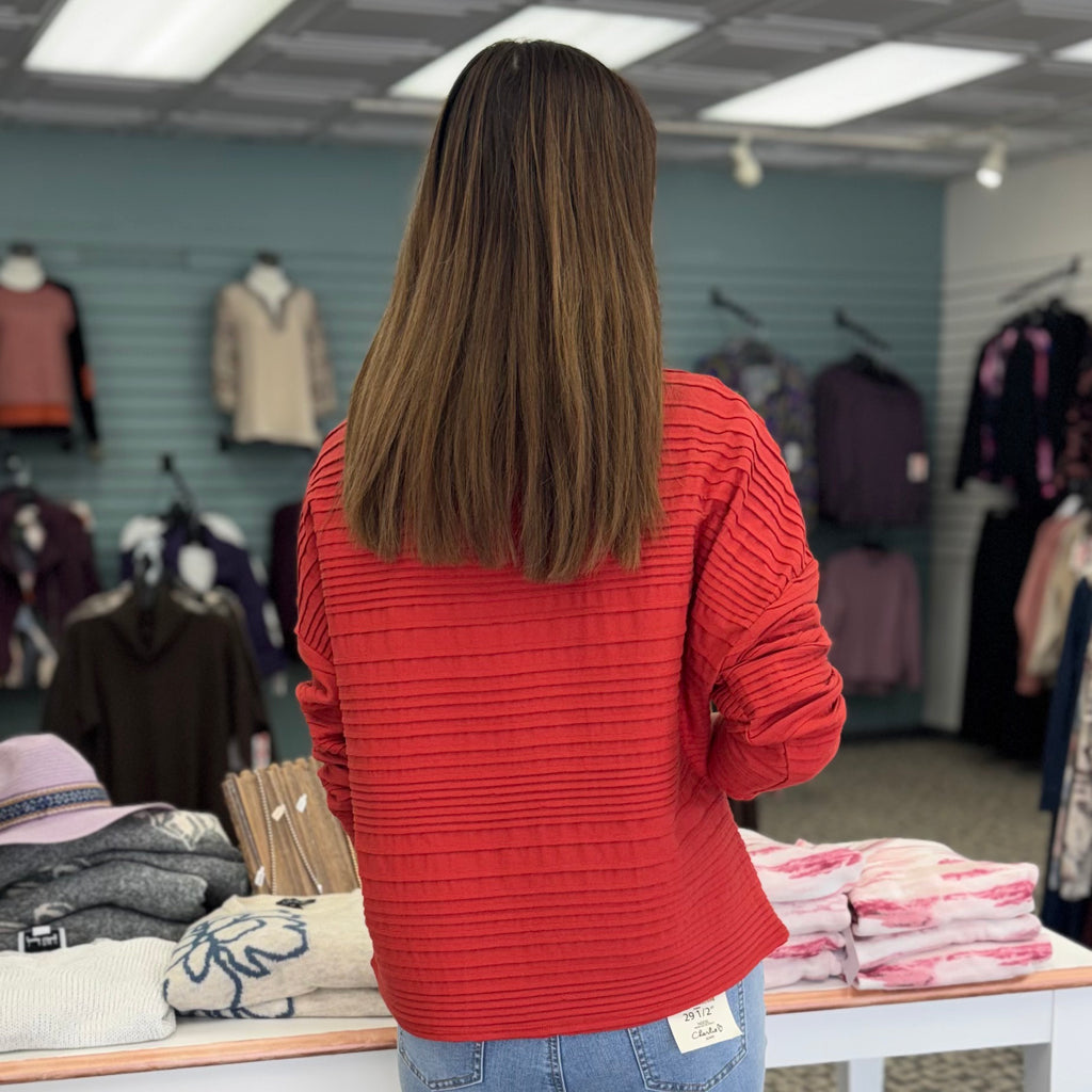 Ripple Effect Cowl Pullover