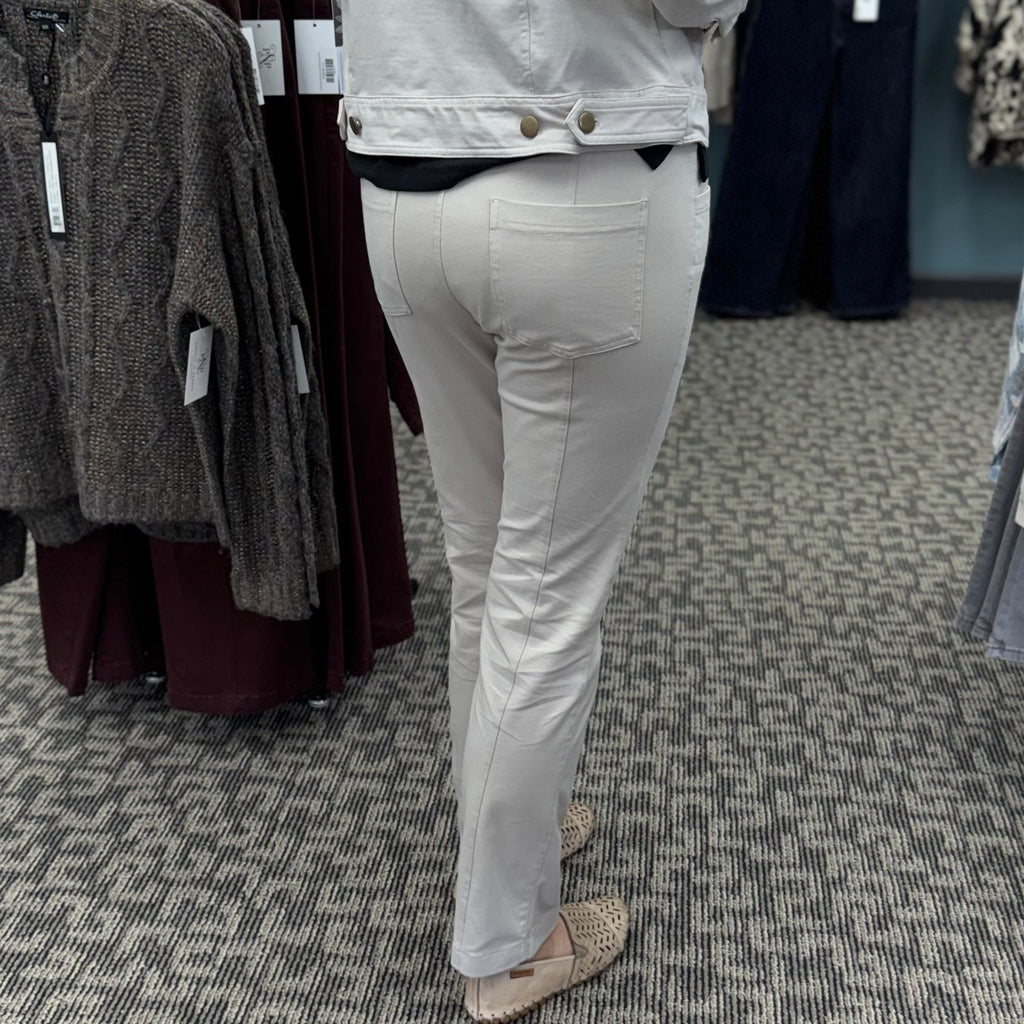 Stonewash City Knit Seamed Pocket Pant