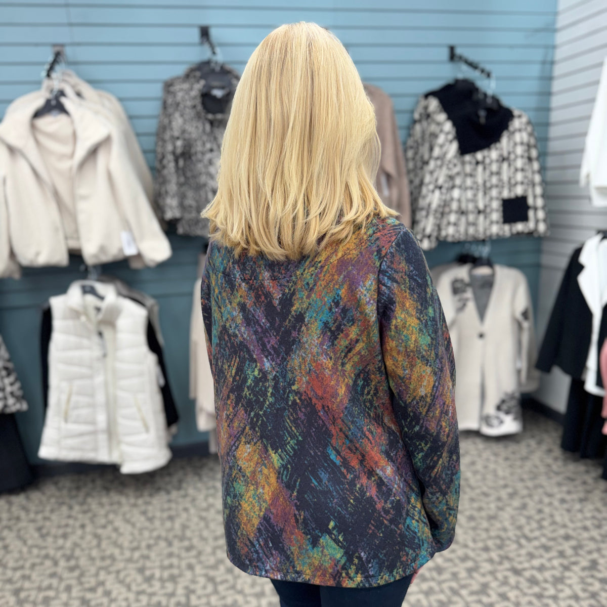 Sunset Fleece Swing Coat