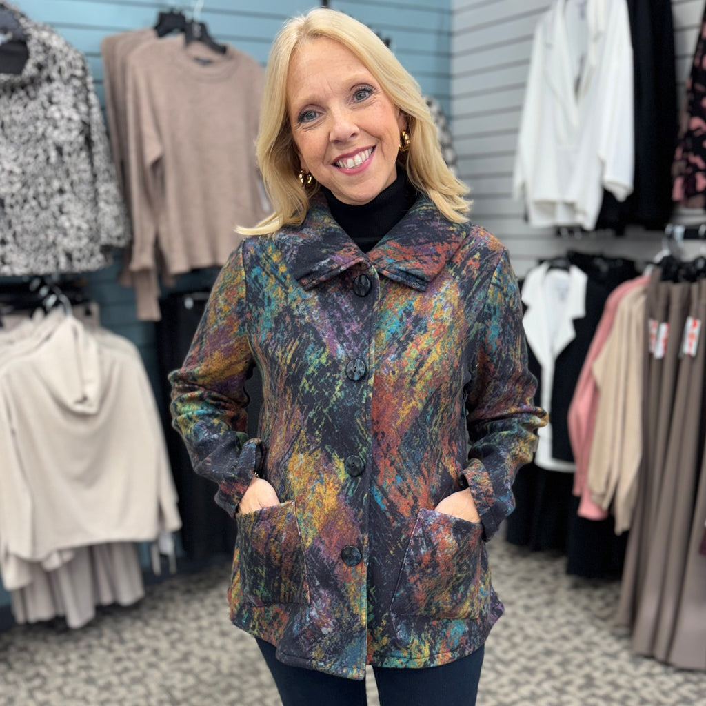 Sunset Fleece Swing Coat