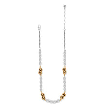 Load image into Gallery viewer, Interlok Single Knot Drops Collar Necklace
