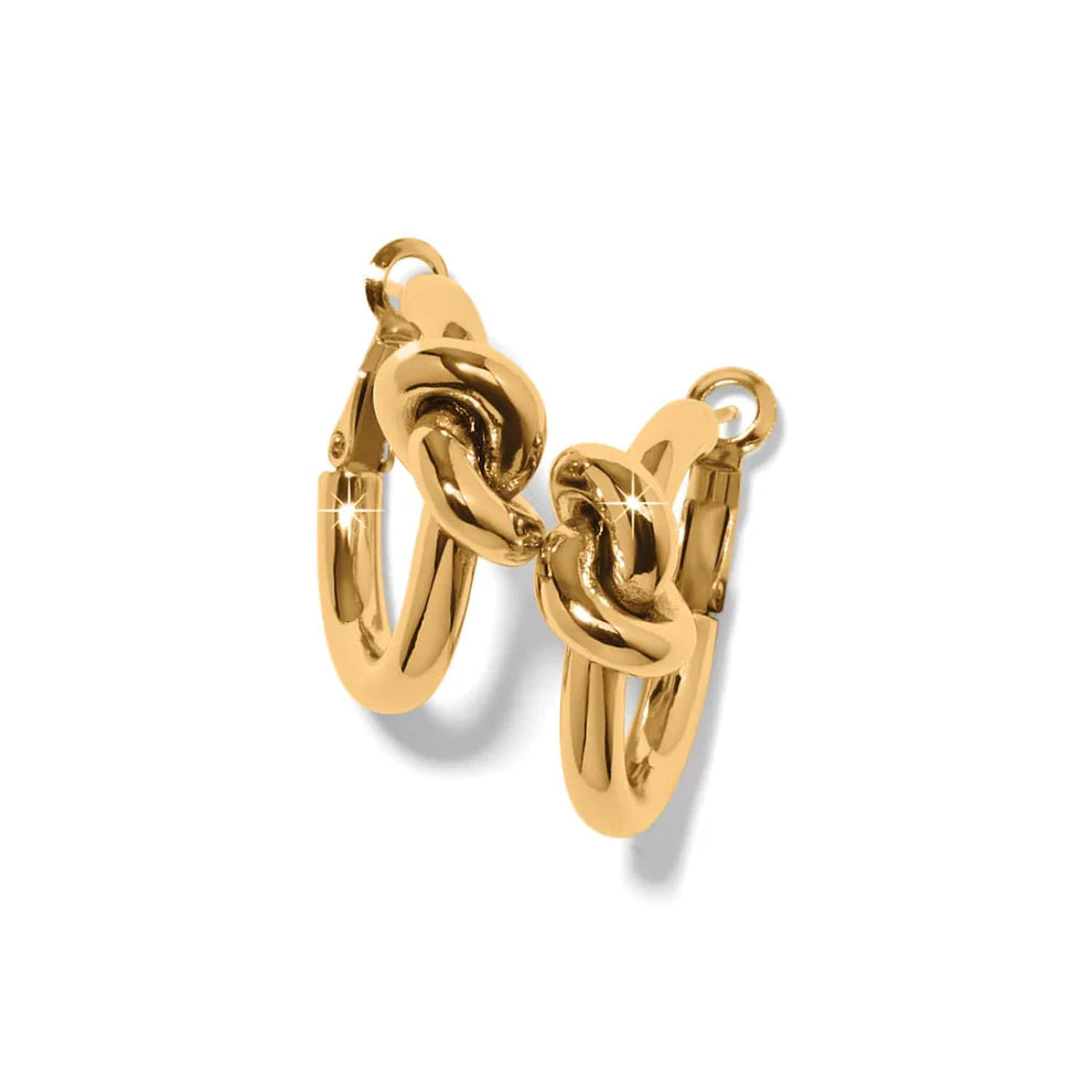 Interlok Single Knot Hoop Earring