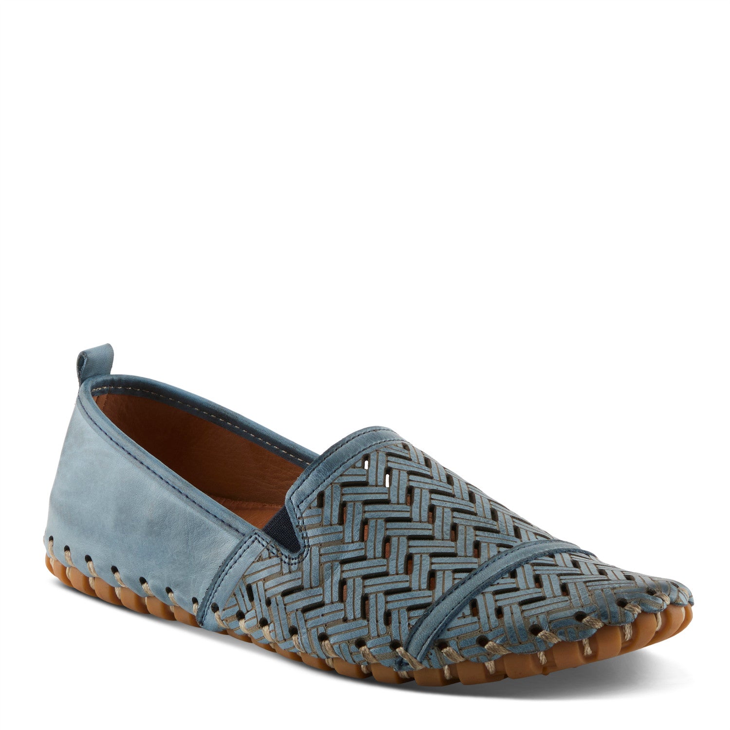 Spring Step Kapri Leather Loafer with Cutout Detail