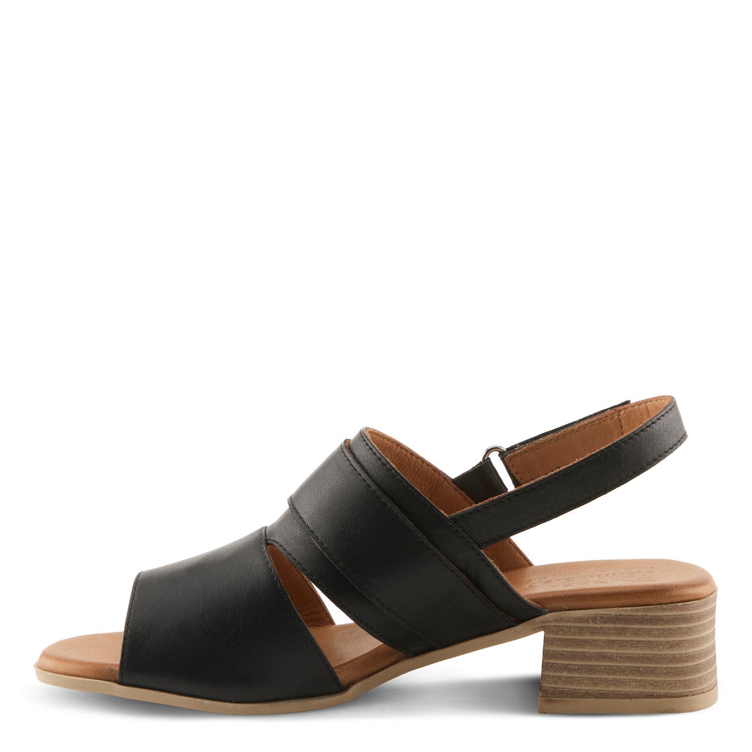 Acoliana Leather Sandal with Oversized Buckle