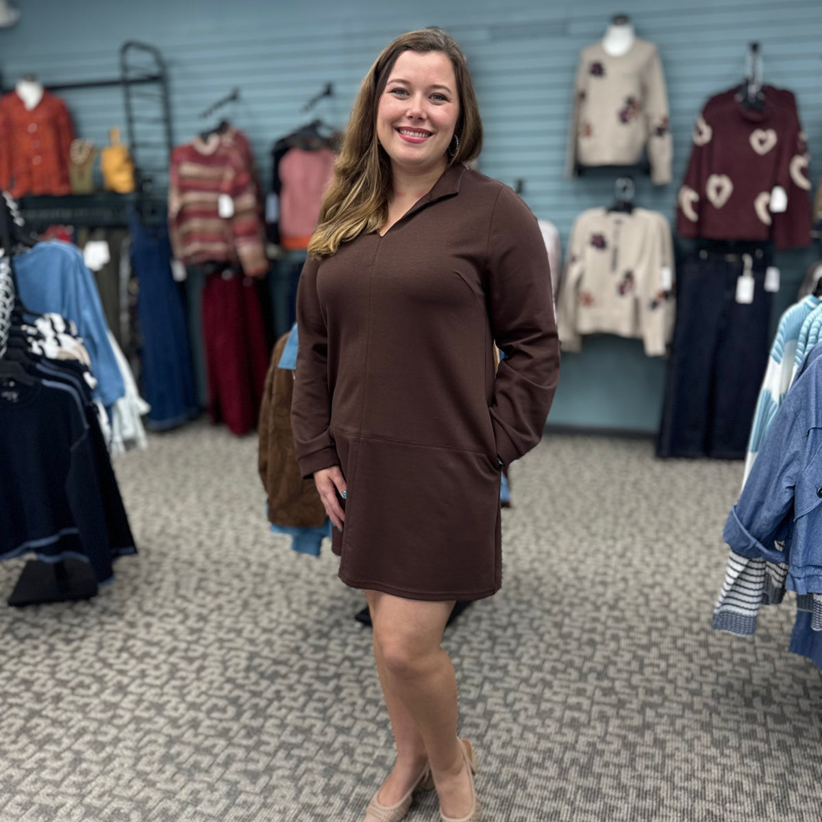 Brown Dress