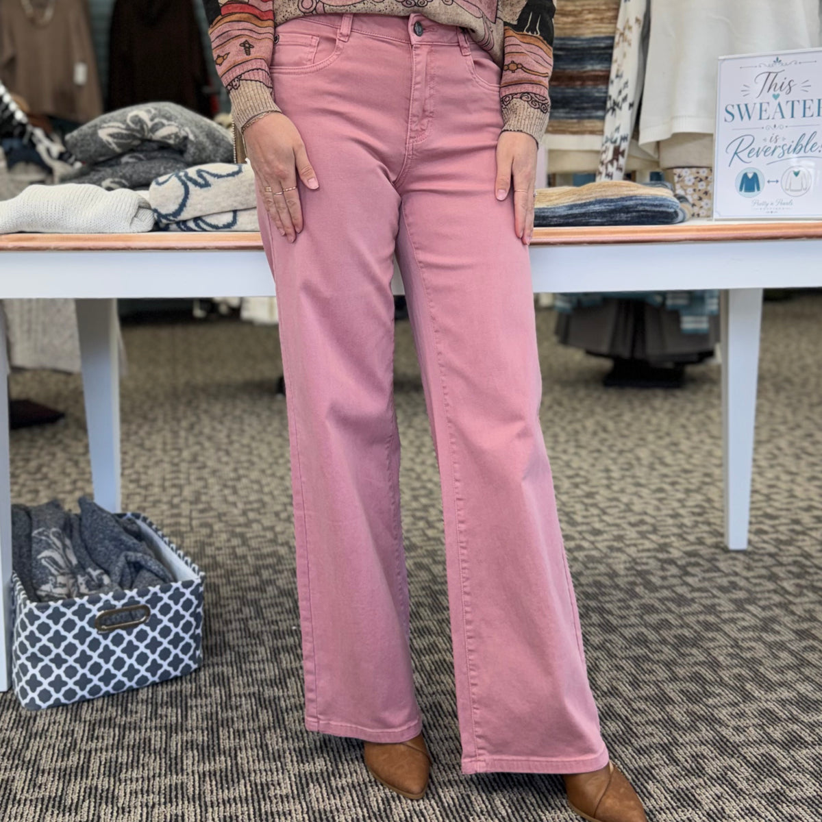 Goldie Classic Wide Leg Jean