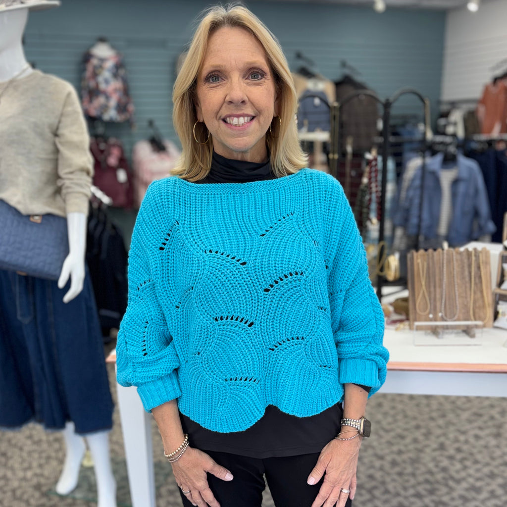 Loose Knit Batwing Sweater