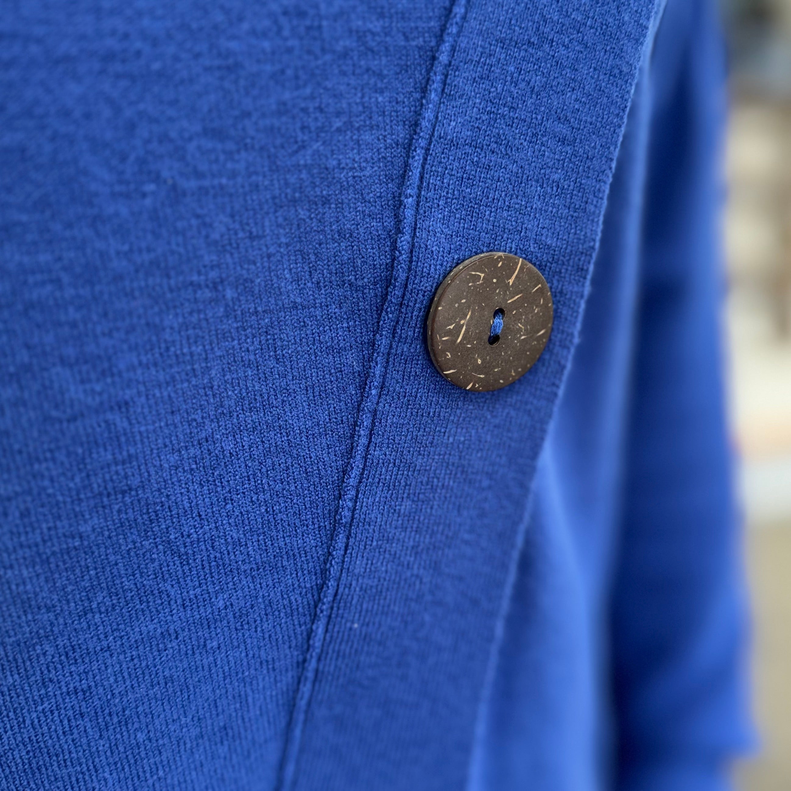 Lulu B Buttoned Asymmetrical Sweater