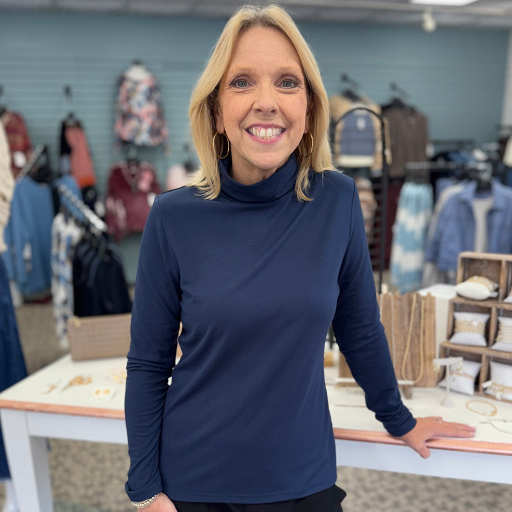 Lulu B Turtleneck Shell Top