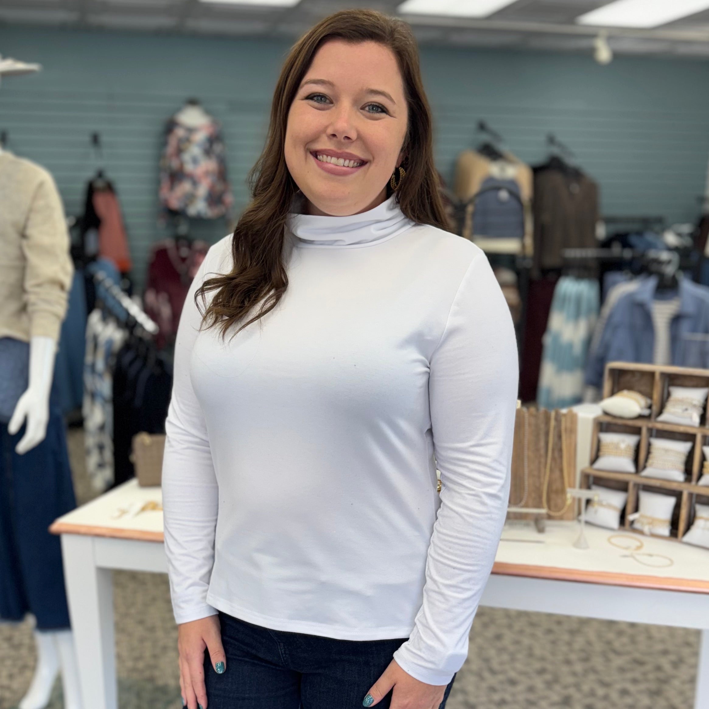 Lulu B Turtleneck Shell Top