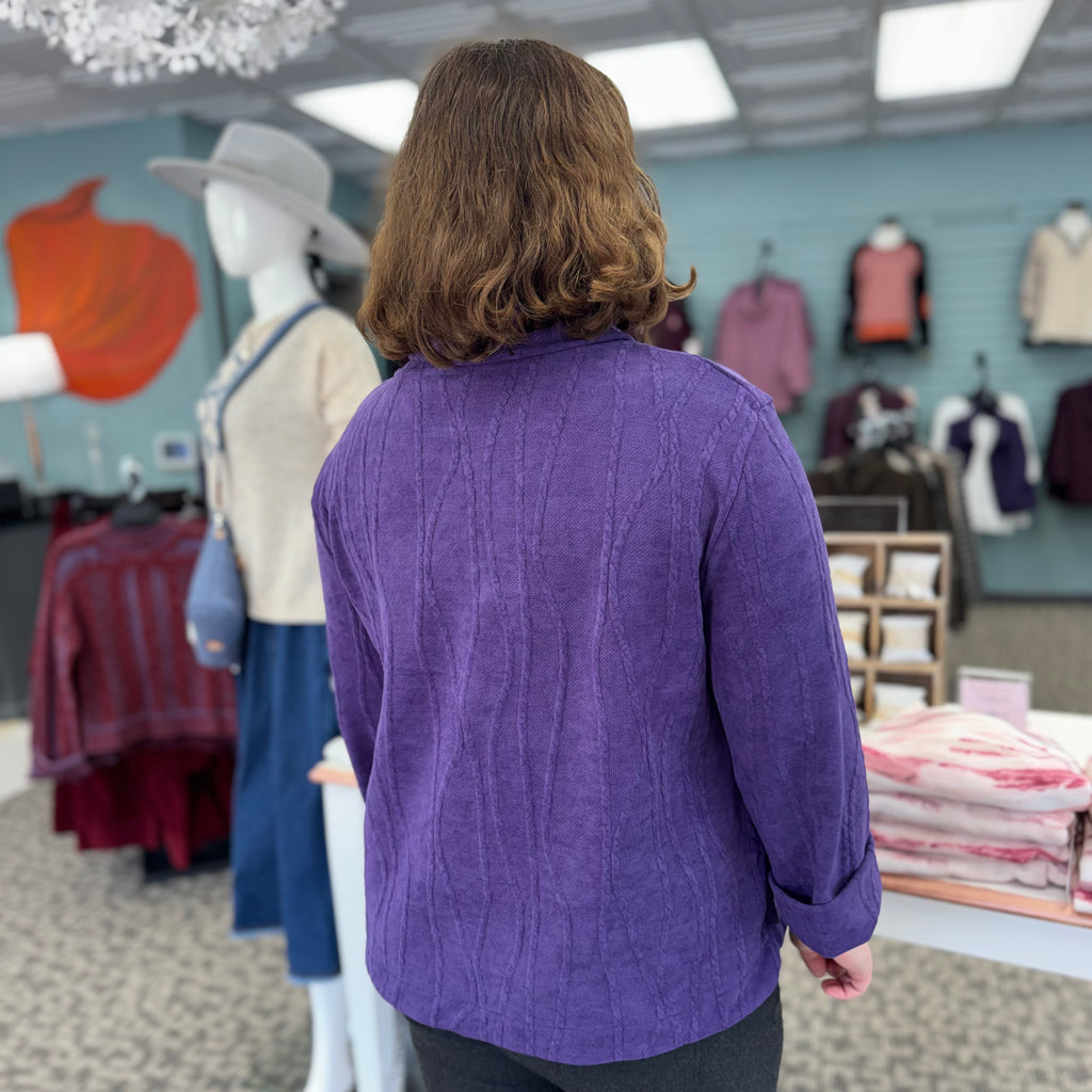 Knit Turtleneck with 3/4 Sleeve