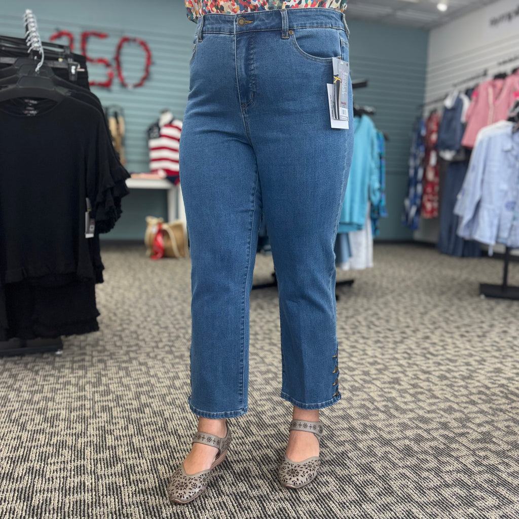 Scallop Hem Crop Pant