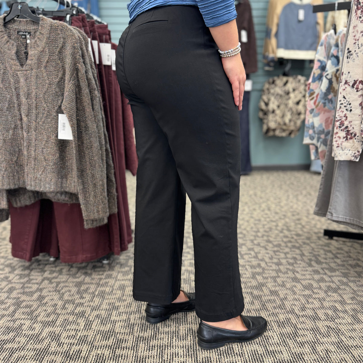Wide Leg Ankle Pant