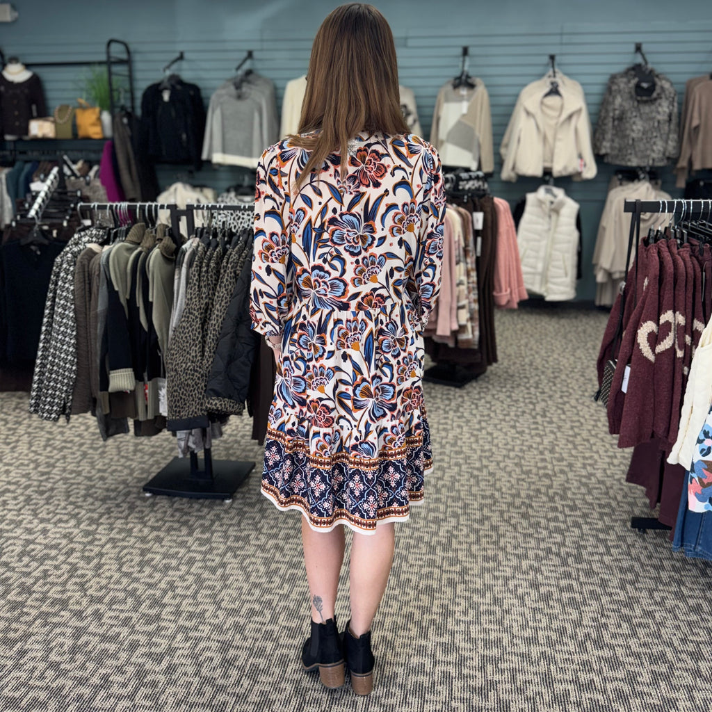 Floral Meadow Flounce Dress