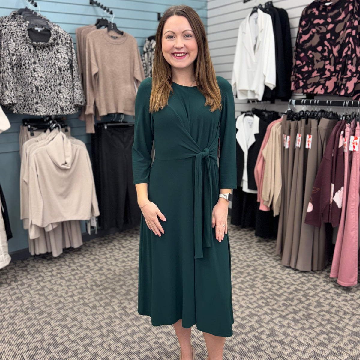 Side-Tie Flowy Pullover