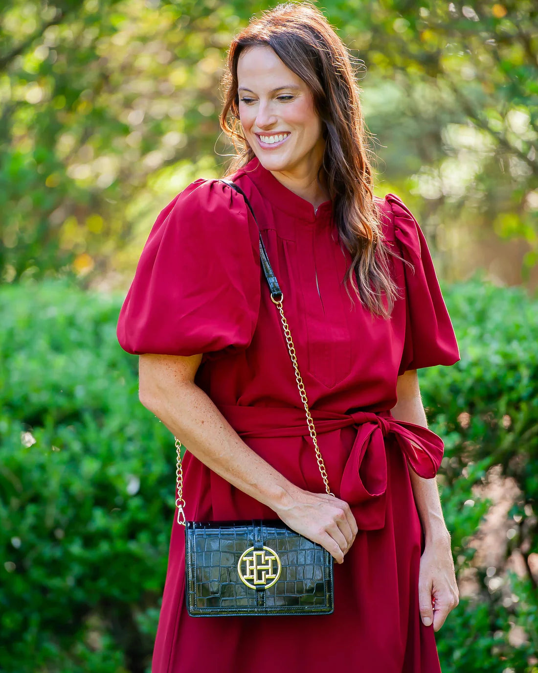 Cecilia Circle Logo Handbag