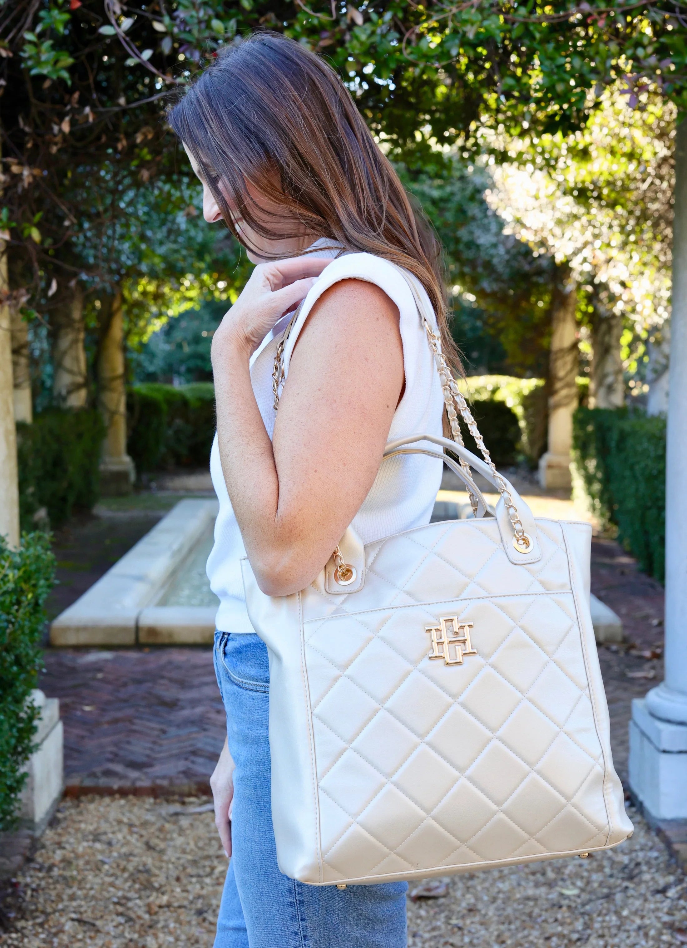 Quilted LD Magazine Tote