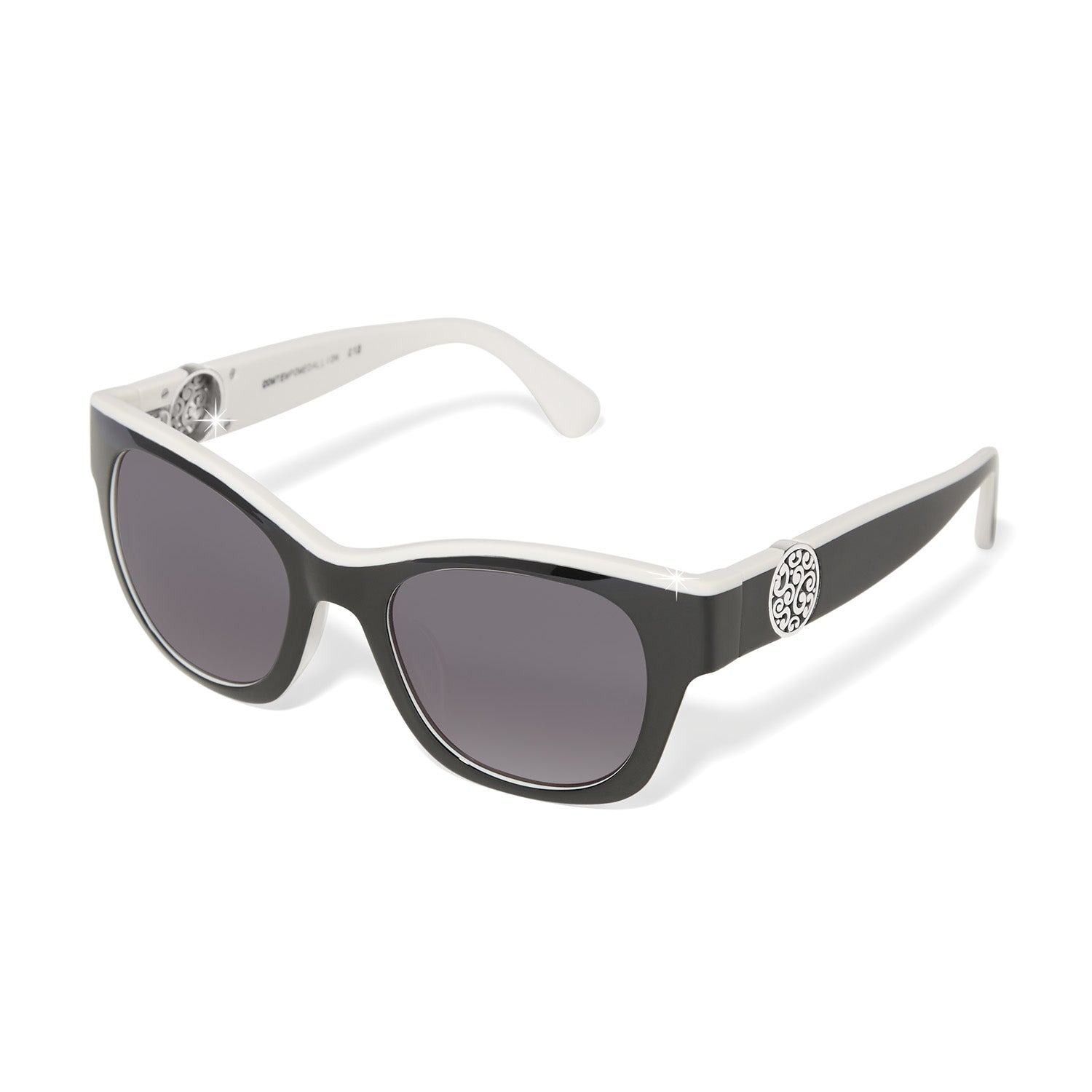 Contempo Medallion Dual Tone Sunglasses