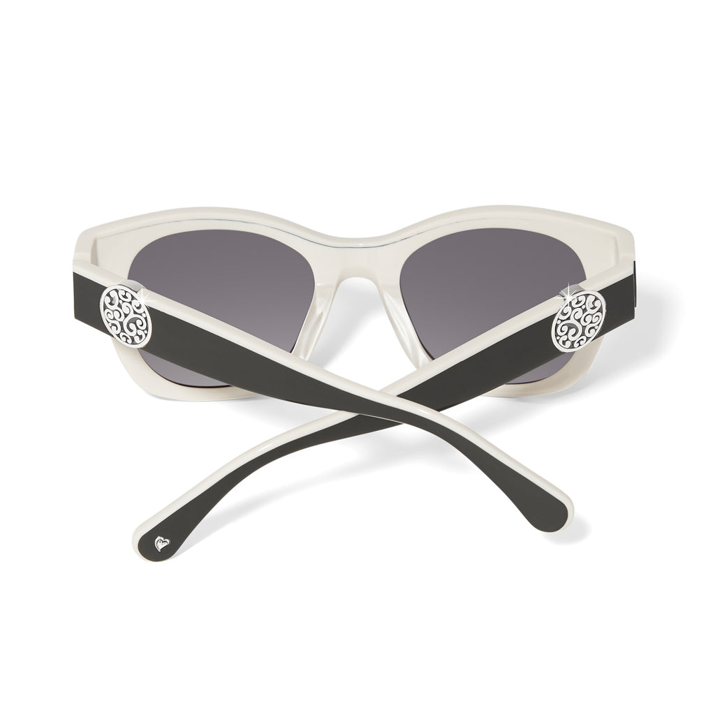 Contempo Medallion Dual Tone Sunglasses