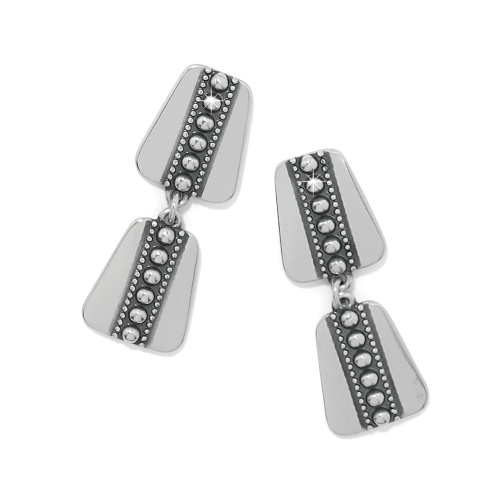 Pretty Tough Geo Post Drop Earrings