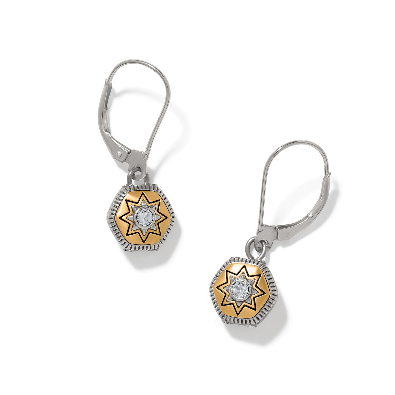 Mosaic Nova Mini Leverback Drop Earrings