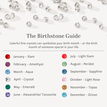 Load image into Gallery viewer, Glitz Birthstone Amulet- Light Rose
