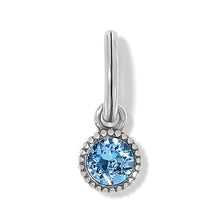 Load image into Gallery viewer, Glitz Birthstone Amulet- Aqua
