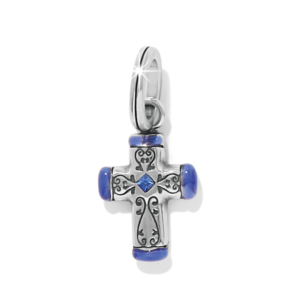 Venezia Cross Charm-Blue