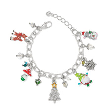 Load image into Gallery viewer, Christmas Forest Charm Bracelet
