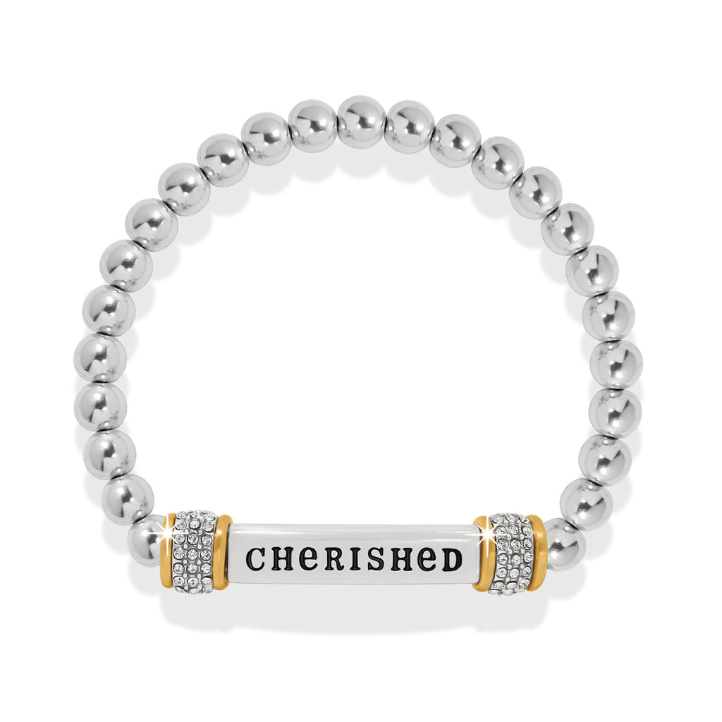 Meridian Cherished Two Tone Stretch Bracelet