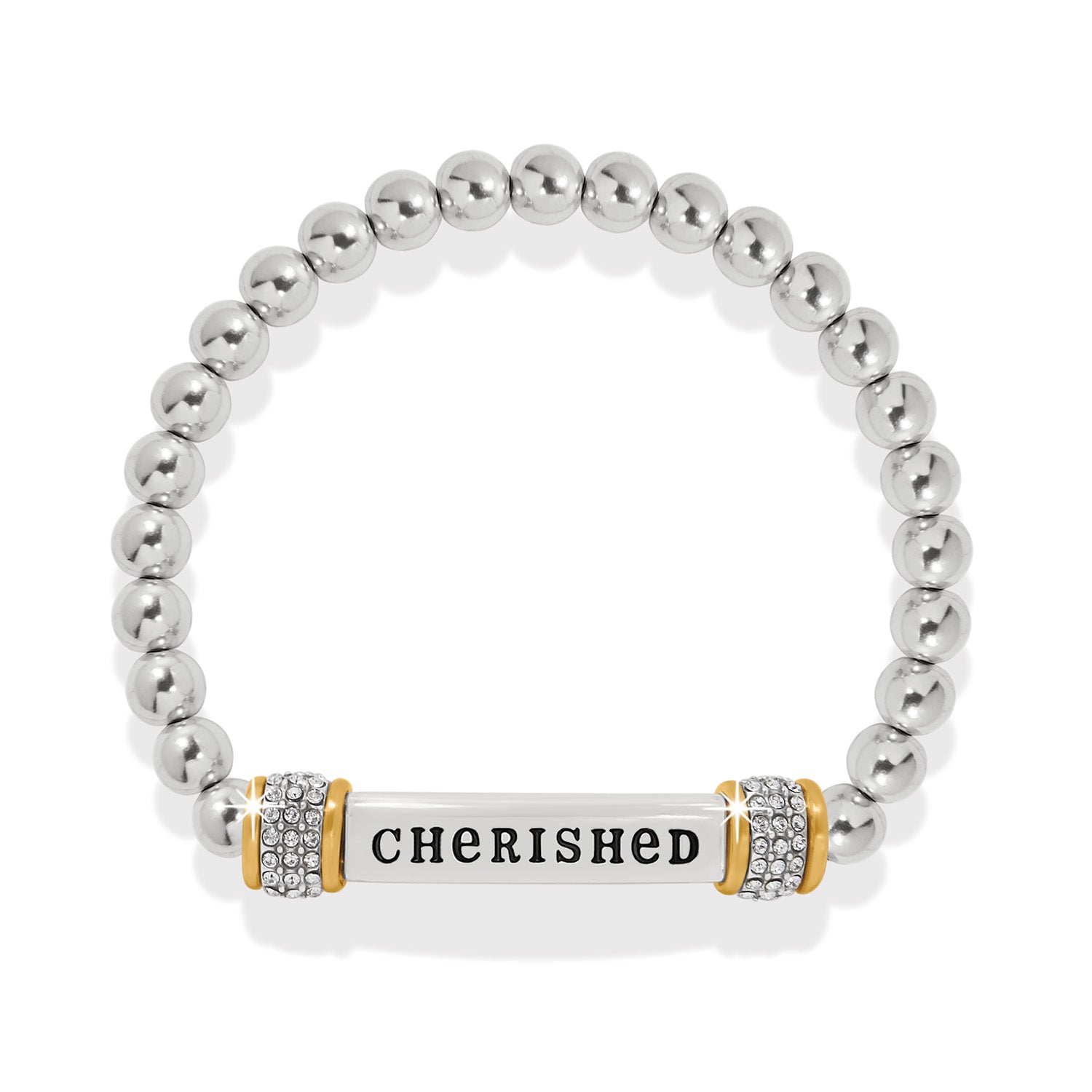 Meridian Cherished Two Tone Stretch Bracelet