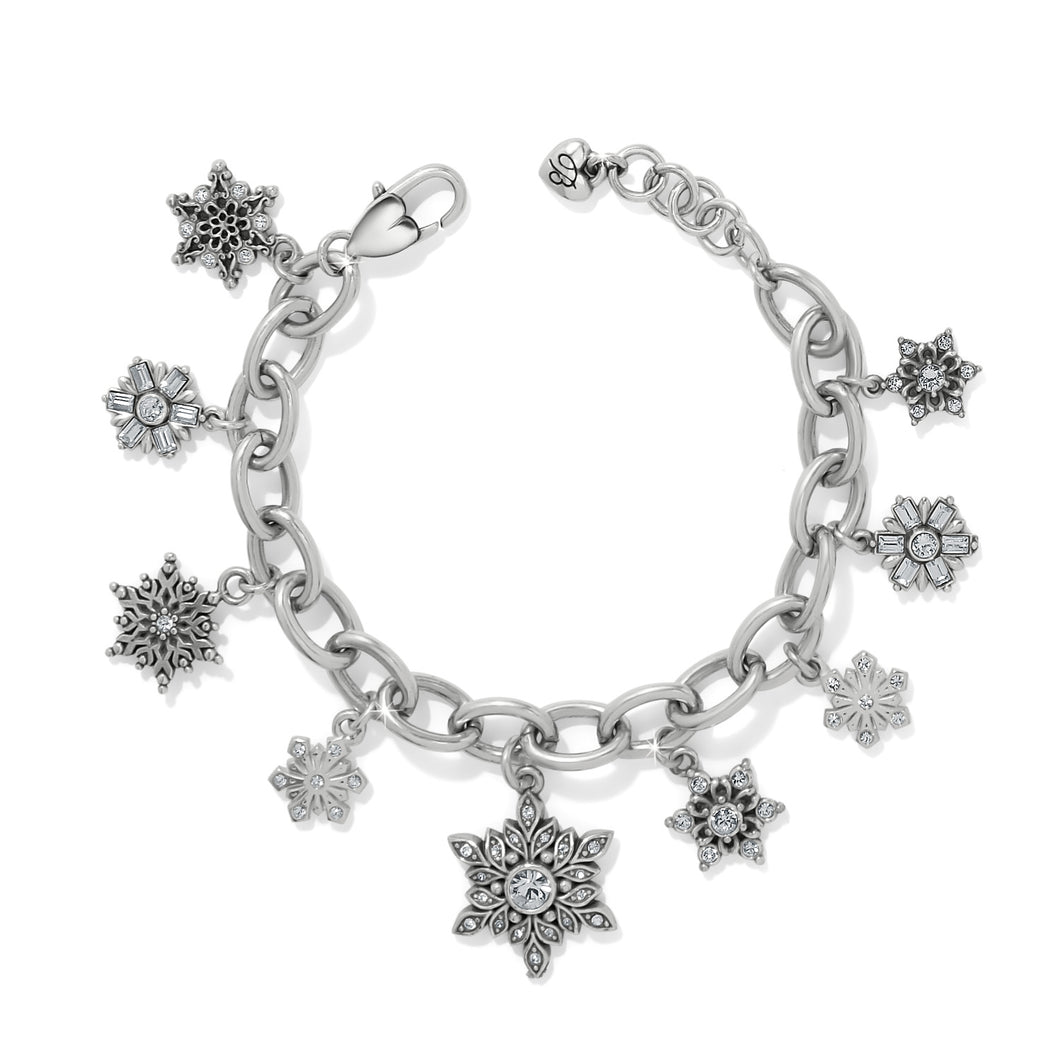 Crystal Flurry Charm Bracelet