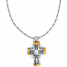 Load image into Gallery viewer, Venezia Petite Cross Necklace
