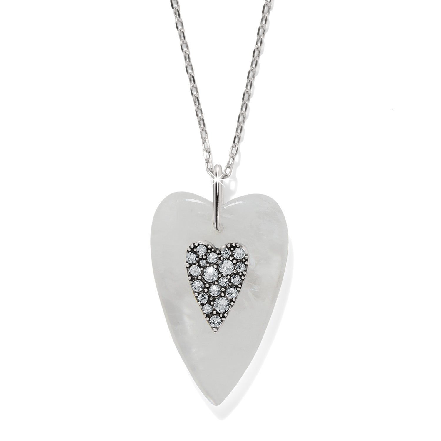 Love Messages B You Crystal Quartz Necklace
