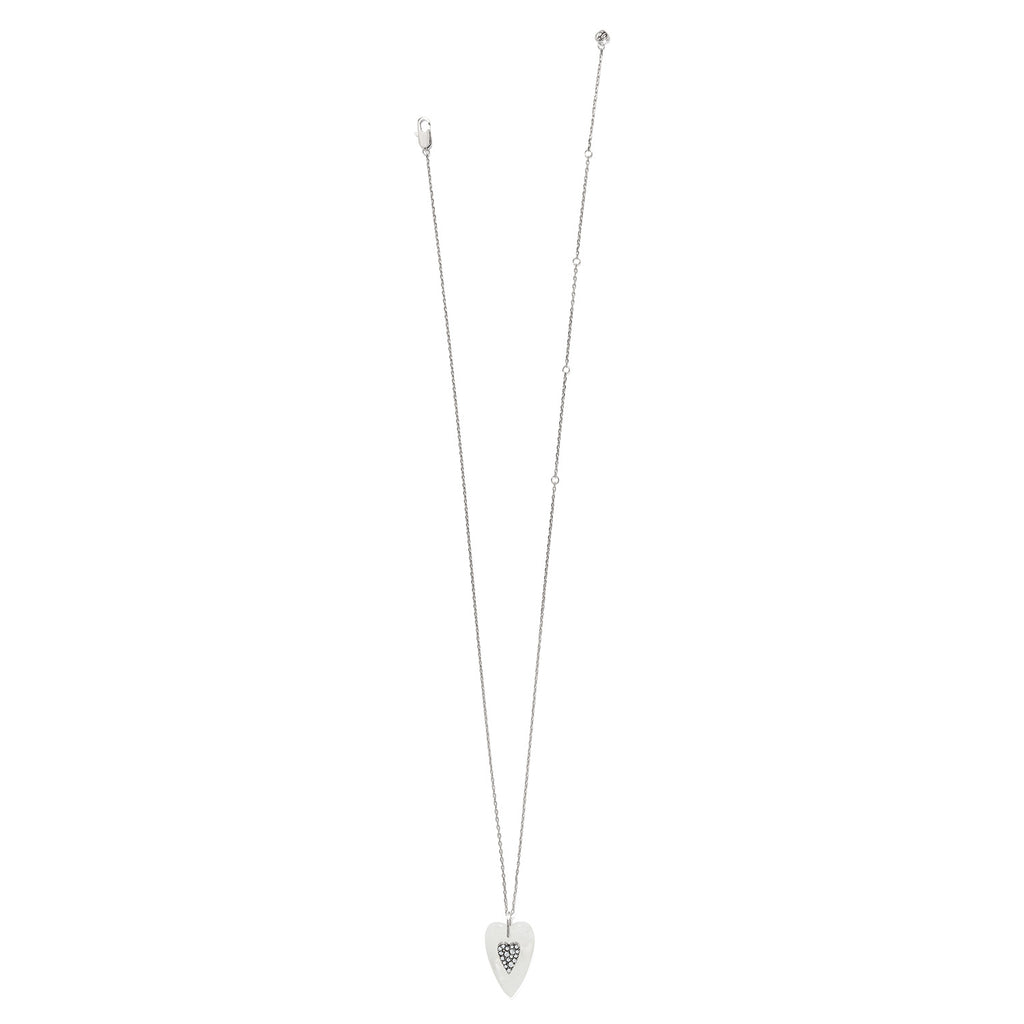 Love Messages B You Crystal Quartz Necklace