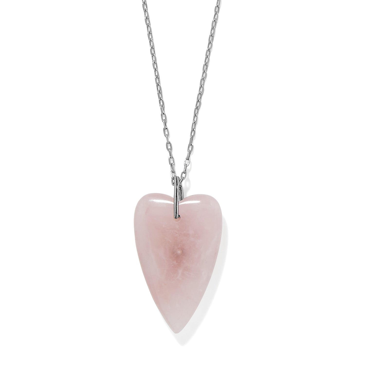 Love Messages B You Pink Quartz Necklace