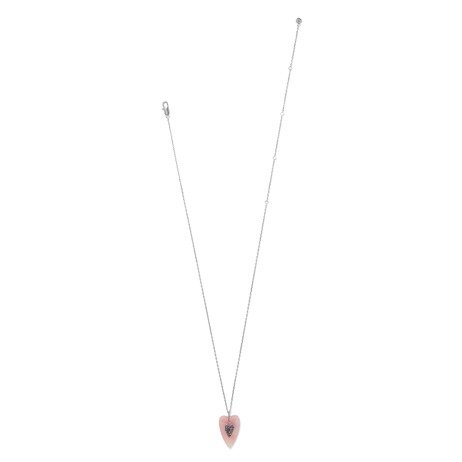 Love Messages B You Pink Quartz Necklace