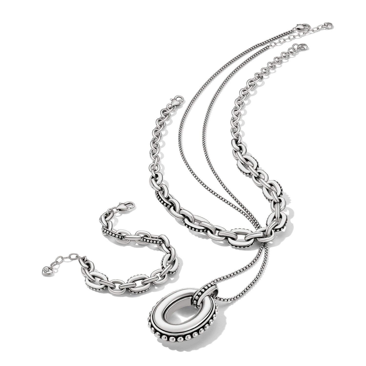Pretty Tough Link Pendant Necklace