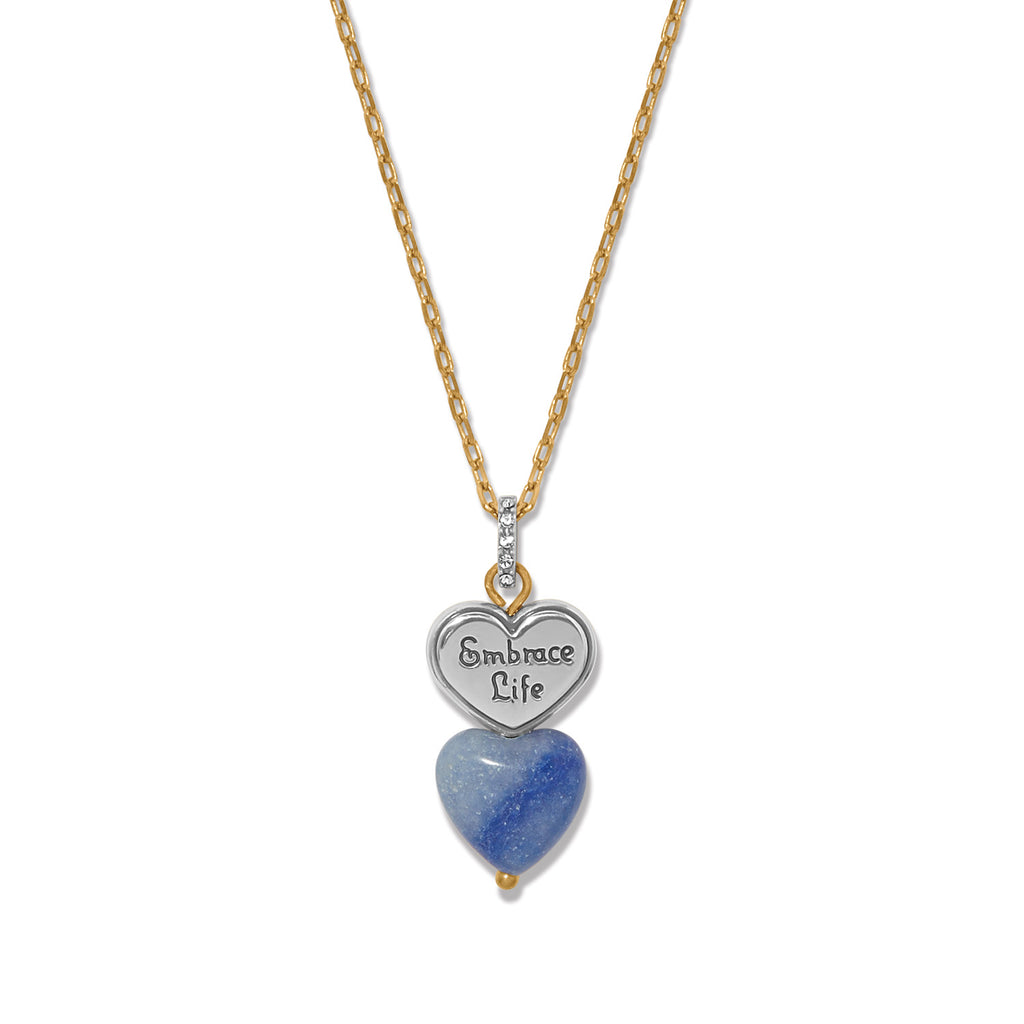 One Heart Duo Heart Petite Necklace
