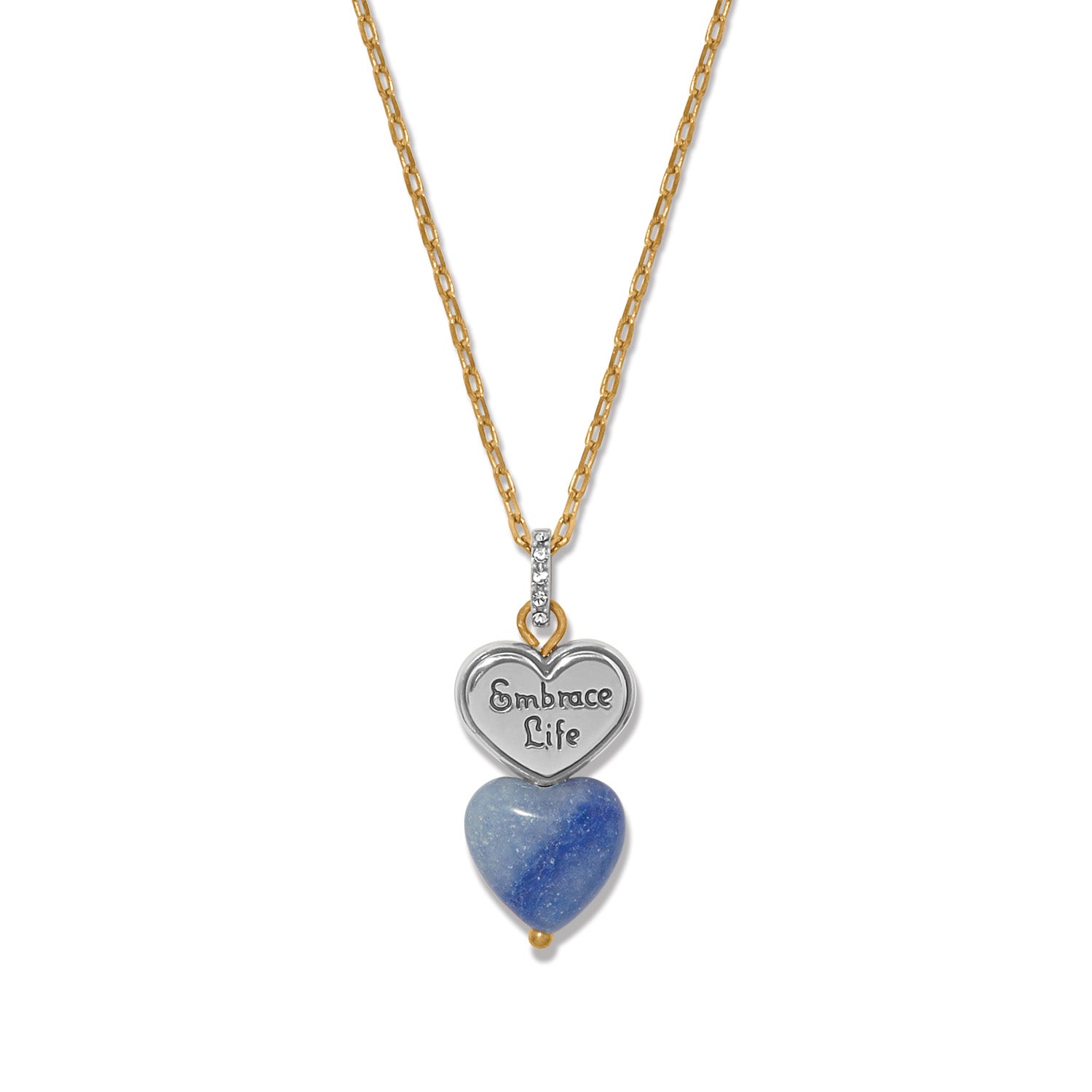 One Heart Duo Heart Petite Necklace