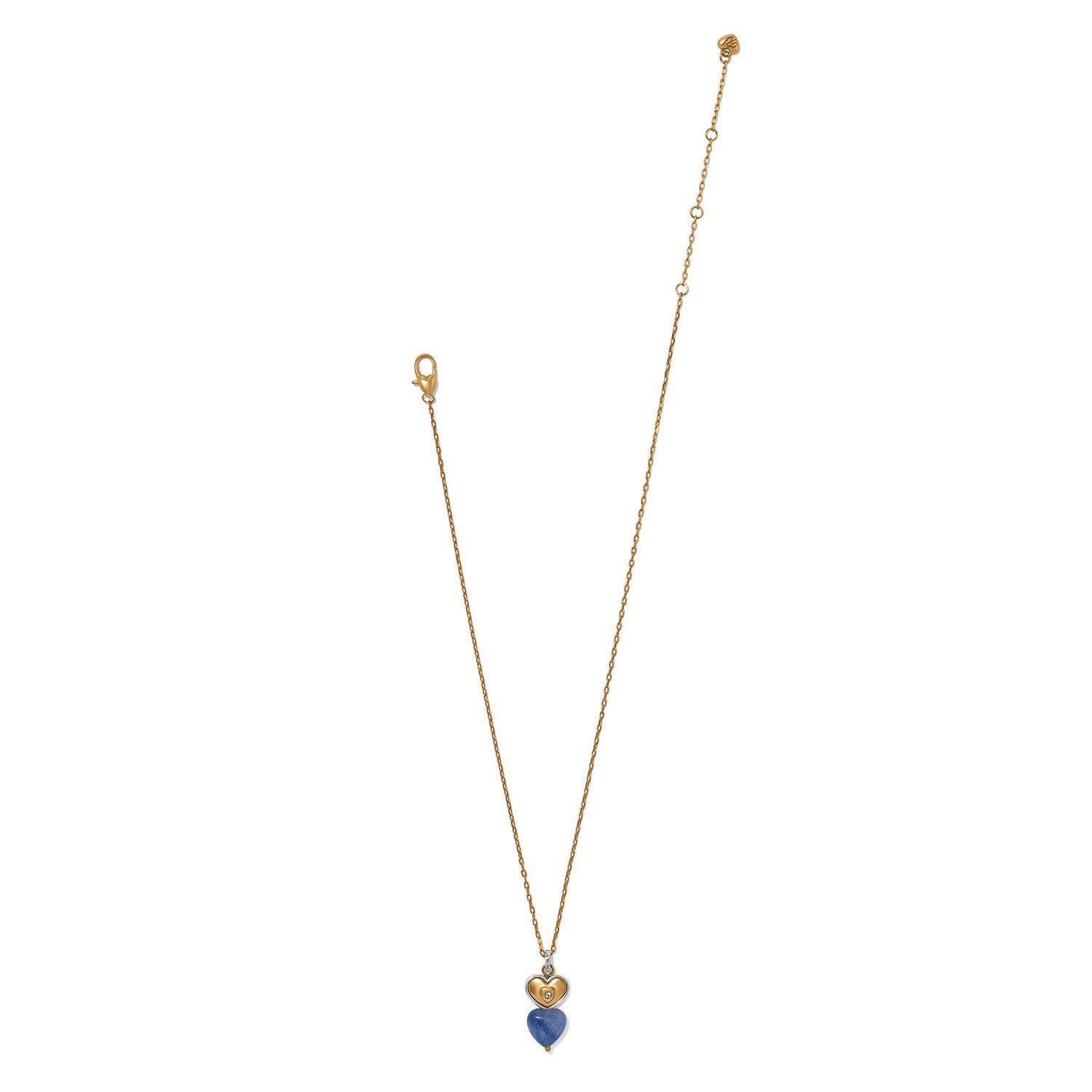One Heart Duo Heart Petite Necklace
