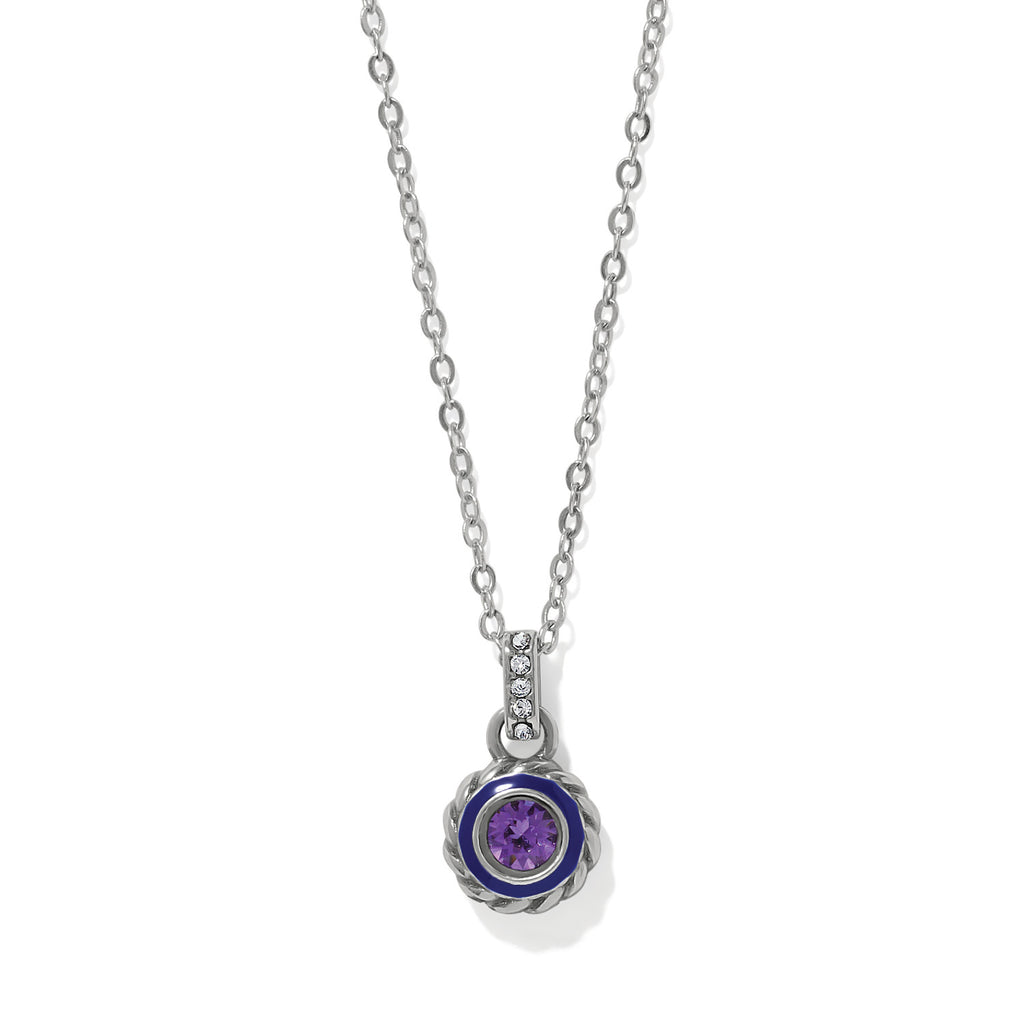 Halo Gemma Petite Round Necklace