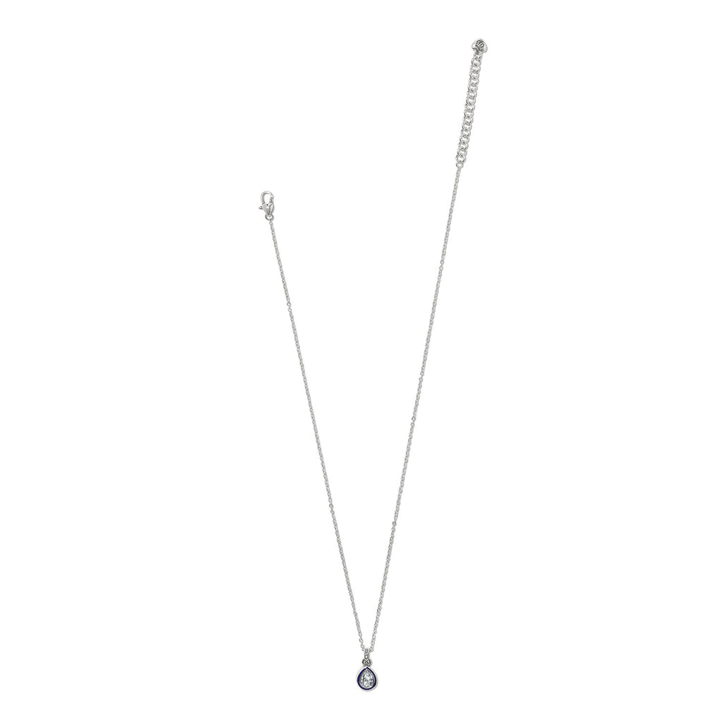 Halo Gemma Petite Teardrop Necklace