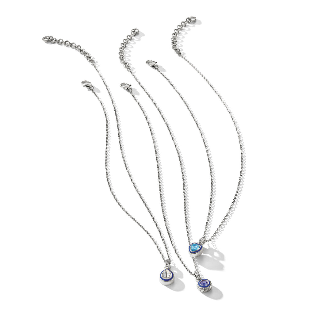 Halo Gemma Petite Teardrop Necklace