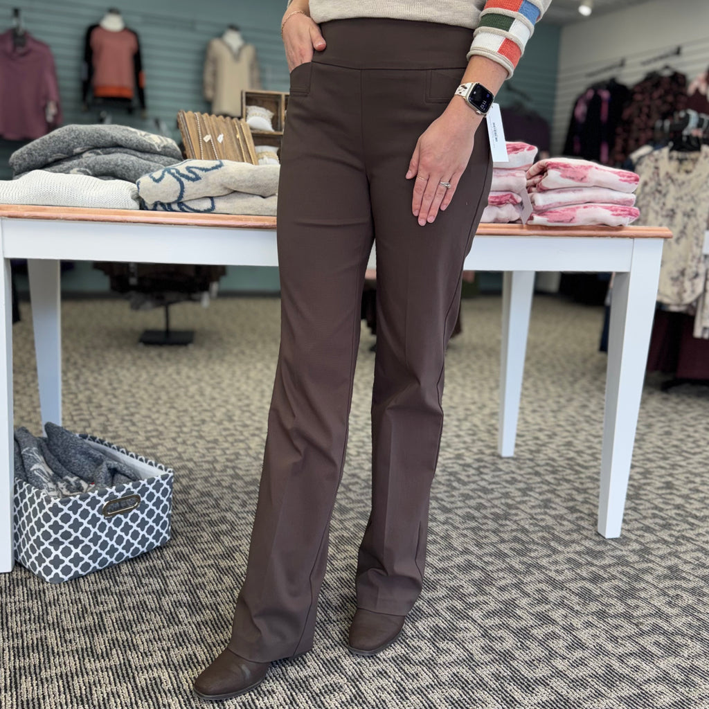 Pull-On Straight Leg Pants